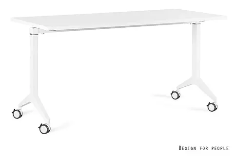 Biurko YUMI S - BIAŁY - STELAŻ I BLAT - 150X70 CM