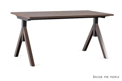 Biurko MARS - MANAGER DESK - STELAŻ I BLAT - 150X80 CM - YZ-17 WALNUT