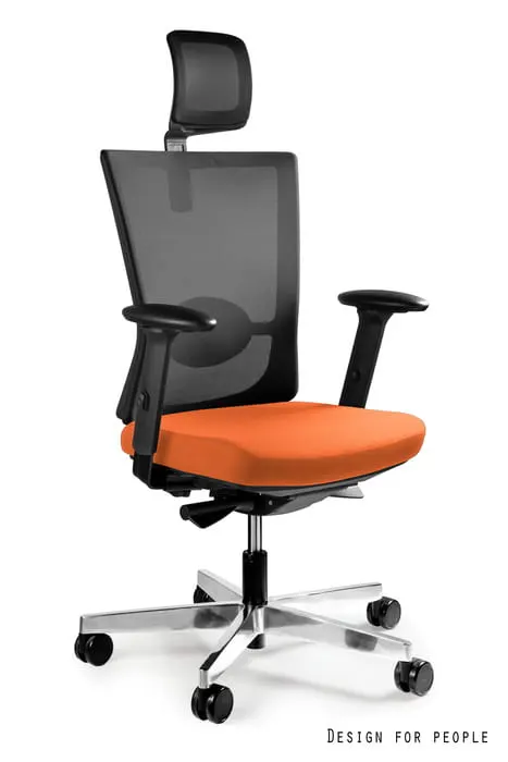 Fotel biurowy Forte - TKANINA BL405 MANDARIN