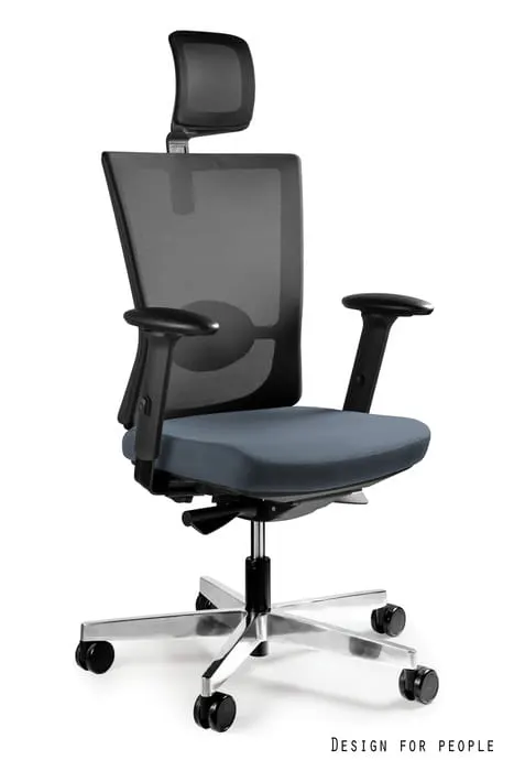 Fotel biurowy Forte - TKANINA BL417 SLATEGREY