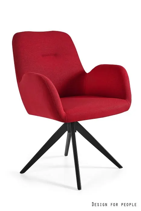 Fotel biurowy Brava - LF-25 CZERWONY