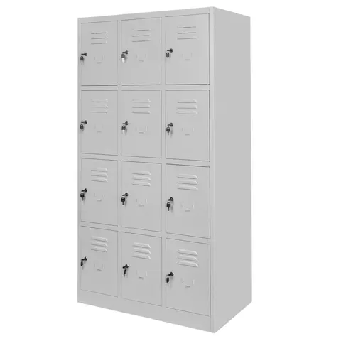 Szafka skrytkowa BHP Mega-M J-90/12 Szara