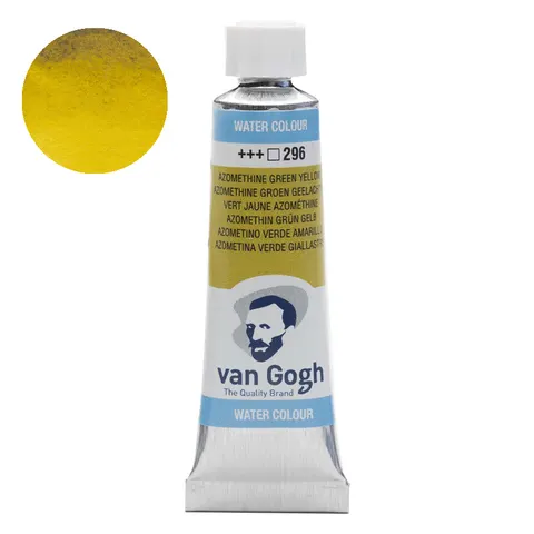 Farba akwarelowa Van Gogh 10 ml 296 Azomethine Green Yellow, Talens
