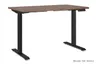Biurko elektryczne ASTRA - CZARNY - STELAŻ I BLAT - 140X70 CM - YZ-17 WALNUT