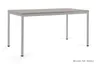 Biurko NOBE MANAGER DESK - SZARY STELAŻ, BLAT 150X80 CM - YZ-14 BEŻOWY