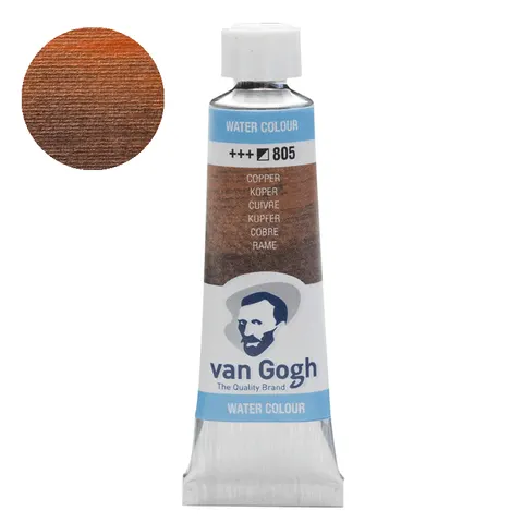 Farba akwarelowa Van Gogh 10 ml 805 Copper, Talens