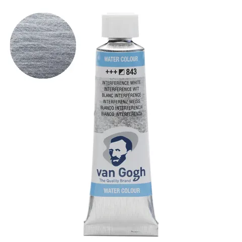 Farba akwarelowa Van Gogh 10 ml 843 Interference White, Talens