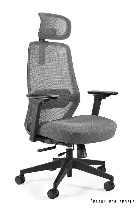 Fotel biurowy SONIC (8125BG) - HY3055 GREY/JAED823-3 GREY