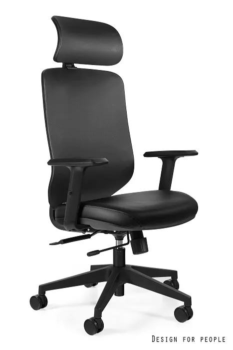 Fotel biurowy HIT - PU BLACK