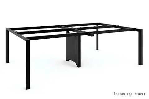 Stelaż stołu, biurka PASON - WORKSTATION 4 - CZARNY - STELAŻ - SZEROKOŚĆ 240 CM