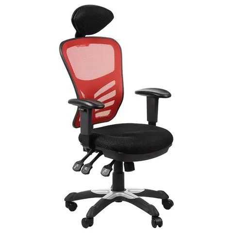 Krzesła obrotowe HG-0001H CZERWONY