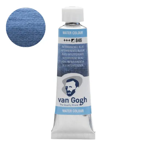 Farba akwarelowa Van Gogh 10 ml 846 Interference Blue, Talens