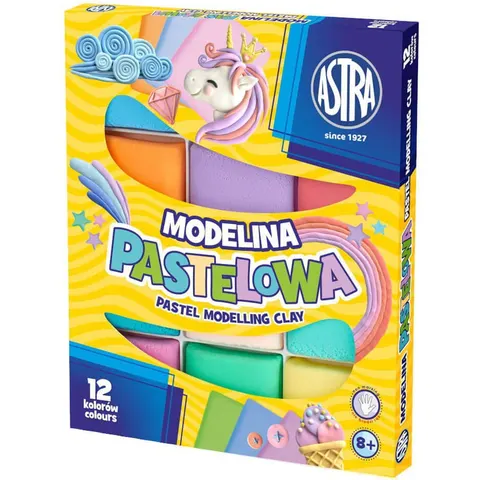 ASTRA MODELINA PASTELOWA 12 KOLORÓW