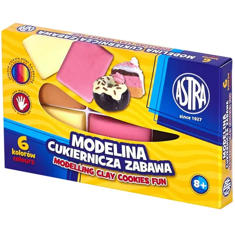 Modelina "Cukiernicza zabawa" 6 kolorów, ASTRA