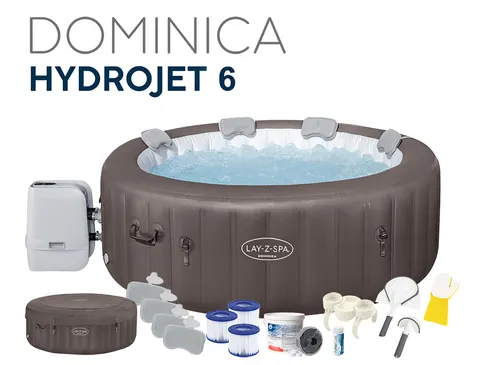 Wanna SPA dmuchana 196 x 71 cm HYDROMASAŻ 4 os. Bestway DOMINICA nr 6001S