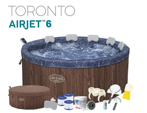 Wanna SPA dmuchana 190 x 70 cm - 6 os. Bestway TORONTO nr 6001W