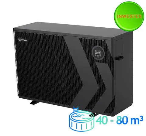 Pompa ciepła do basenu Model A 21T Inverter - 21 kW + gratis bypass