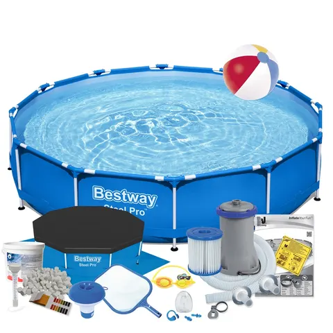 Basen stelażowy 366 x 76 cm BESTWAY nr kat 56681 - 15 w 1