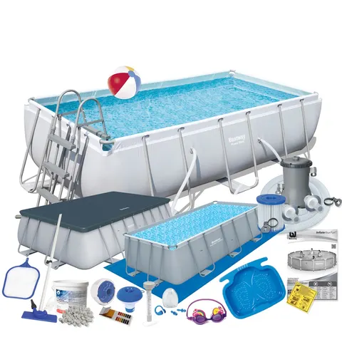 Basen stelażowy 404 x 201 x 100 cm BESTWAY nr kat 56441 - 19 w 1