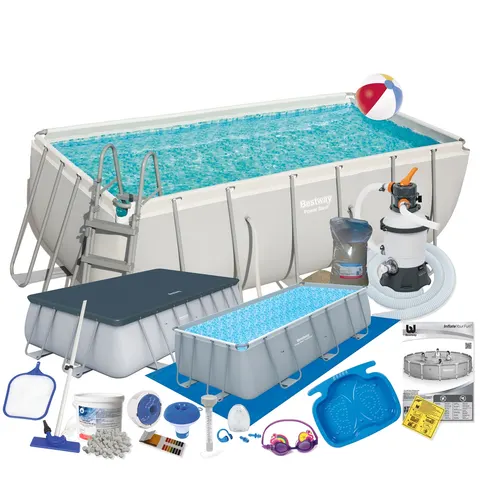 Basen stelażowy 412 x 201 x 122 cm BESTWAY nr kat 56457 - 19w1