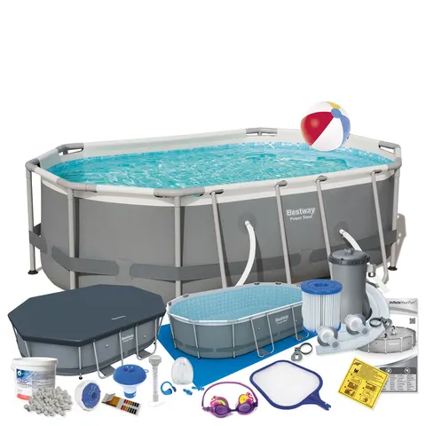Basen stelażowy 305 x 200 x 84 cm BESTWAY nr kat 5614A - 16 w 1