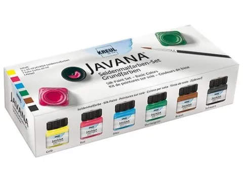 Zestaw farb do jedwabiu Javana Kreul 6x20 ml - Basic Colors