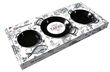 Zestaw mini patelni do przystawek GARCIMA Set Paella-Tapa