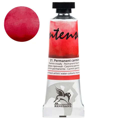 Farba akwarelowa RENESANS Intense Water 15 ml (21- karmin trwały)