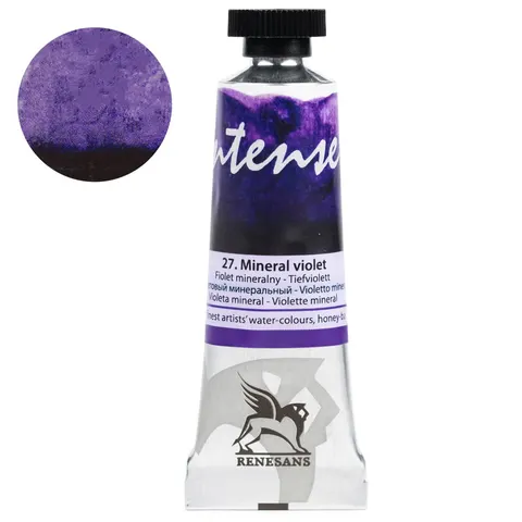 Farba akwarelowa RENESANS Intense Water 15 ml (27 - fiolet mineralny)
