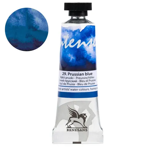 Farba akwarelowa RENESANS Intense Water 15 ml (29 - błękit pruski)