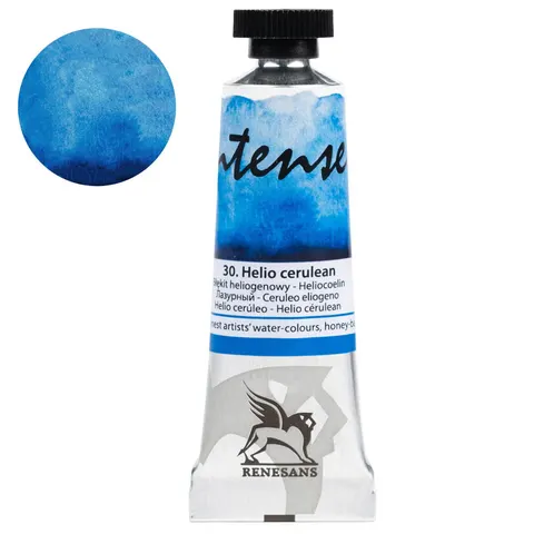 Farba akwarelowa RENESANS Intense Water 15 ml (30 - błękit heliogenowy)