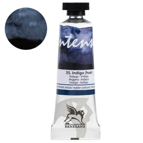 Farba akwarelowa RENESANS Intense Water 15 ml (35 - indygo - hue)