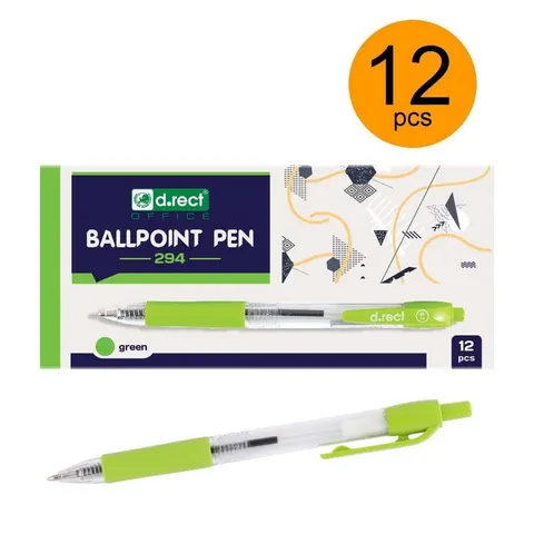DŁUGOPIS AUT.294 ZIELONY 101324 D.RECT