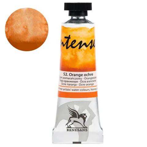 Farba akwarelowa RENESANS Intense Water 15 ml (52 - ugier pomarańczowy)