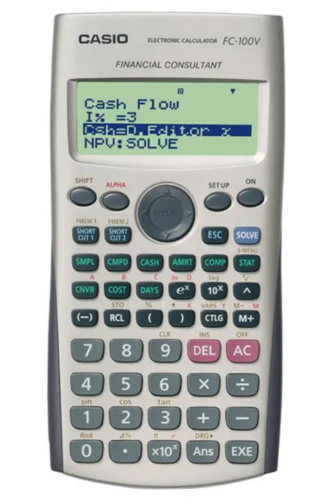KALKULATOR CASIO FC-100V FINANSOWY