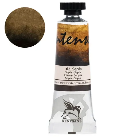 Farba akwarelowa RENESANS Intense Water 15 ml (62 - sepia)