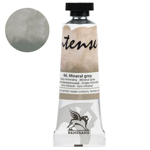Farba akwarelowa RENESANS Intense Water 15 ml (66 - szary mineralny)