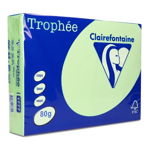 Papier ksero Trophee A4 80g 1777 zieleń trawy