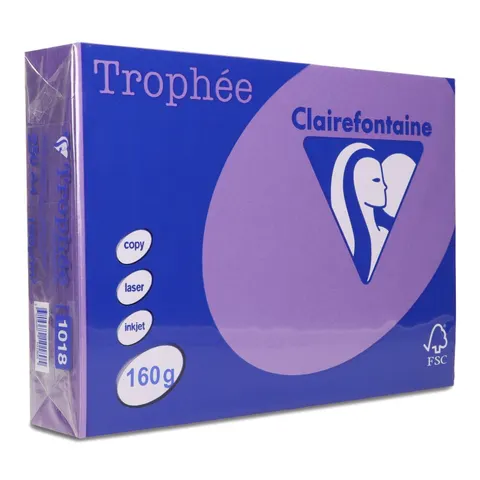 Papier ksero Trophee A4 160g 1018 fioletowy