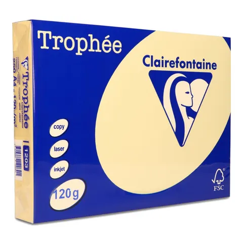 Papier ksero Trophee A4 120g 1203 kremowy