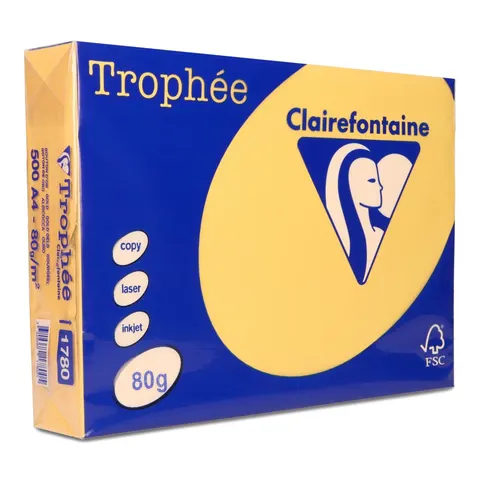 Papier ksero Trophee A4 80g 1780 złoty żółty