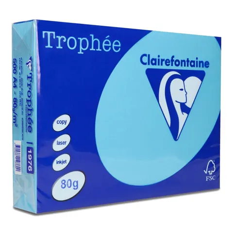 Papier ksero Trophee A4 80g 1976 niebieski królewski