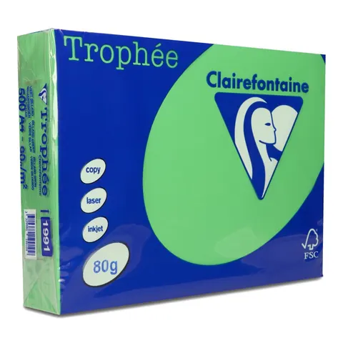 Papier ksero Trophee A4 80g 1991 zieleń bilardowa