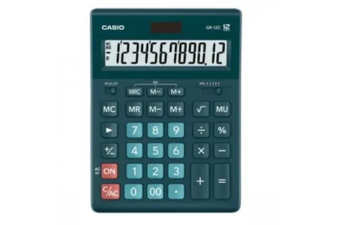 Kalkulator Casio GR-12C-DG Ciemna Zieleń