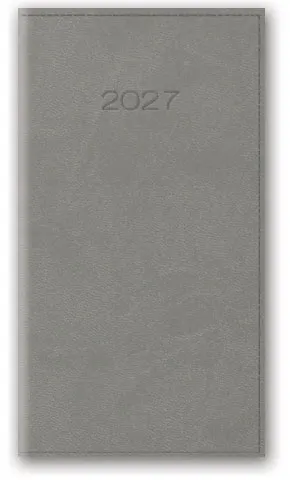 KALENDARZ NOTESOWY 80X150 11T-08-V SZARY LUCRUM