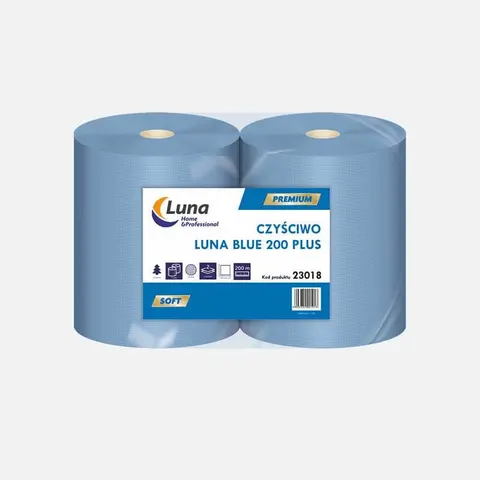 Czyściwo papierowe 2-W 23018 /2/ celuloza niebieska 200M Luna Blue 200 Plus