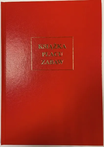 KSIĄŻKA PLACU ZABAW A4 02322 TWARDA OPRAWA TYPOGRAF