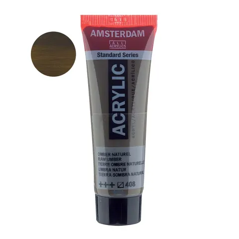 Farba akrylowa Amsterdam Talens 20 ml 408 Raw Umber