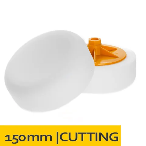 Gąbka polerska PLUS M14 150x50mm Biała Nat PPHW3010150
