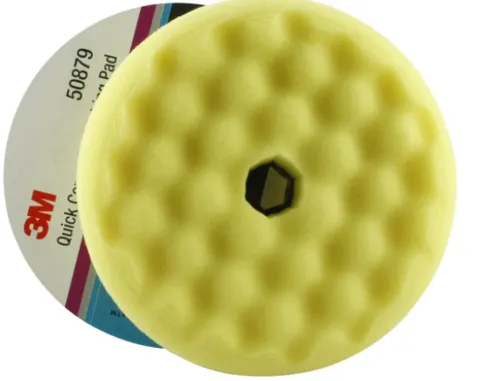 Gąbka polerska dwustronna waflowa żółta 150 mm 3M 50879